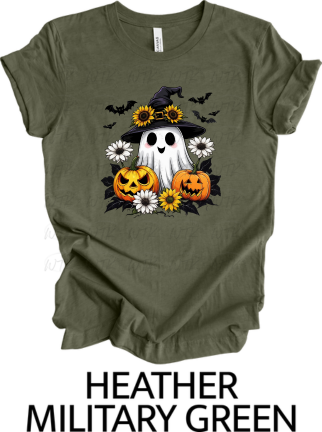 Fall Sunflower Halloween with Hat