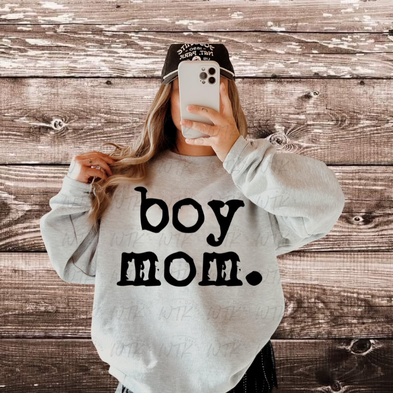 boy mom Crew or Tee