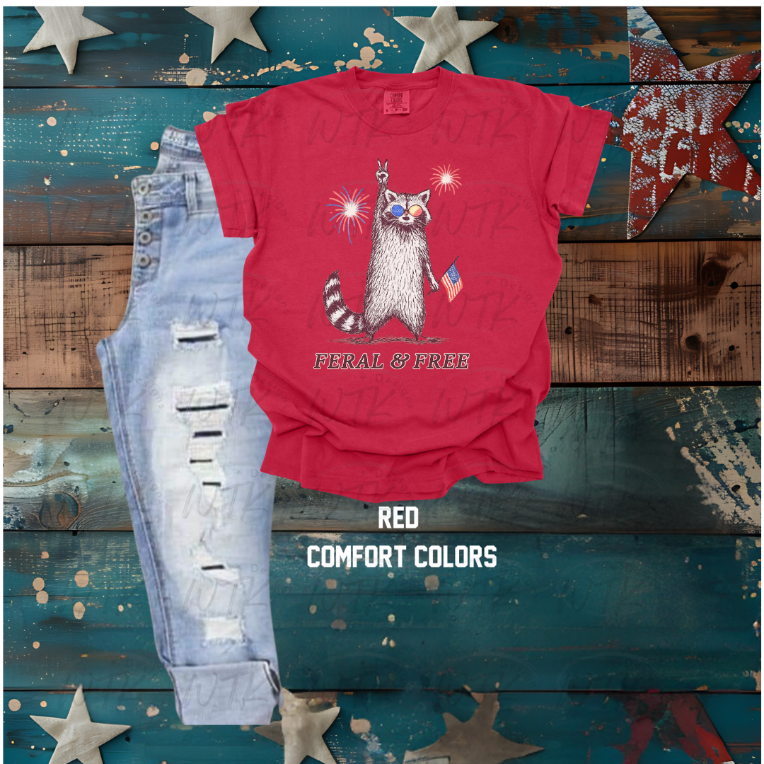 Feral and Free CC Tee