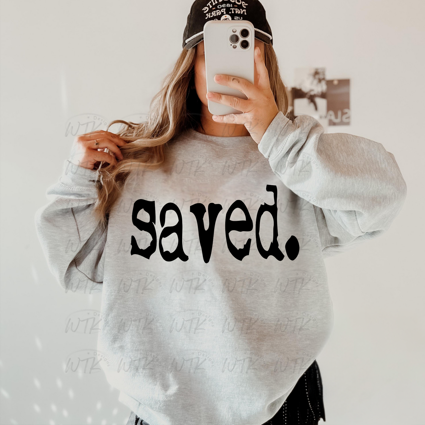 saved Crew or Tee