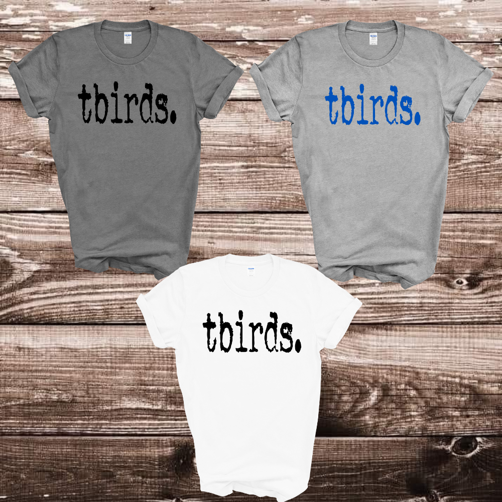 Tbirds tele tshirt