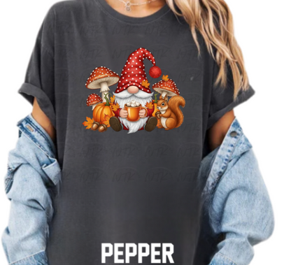 Gnome Mushrooms CC Tee