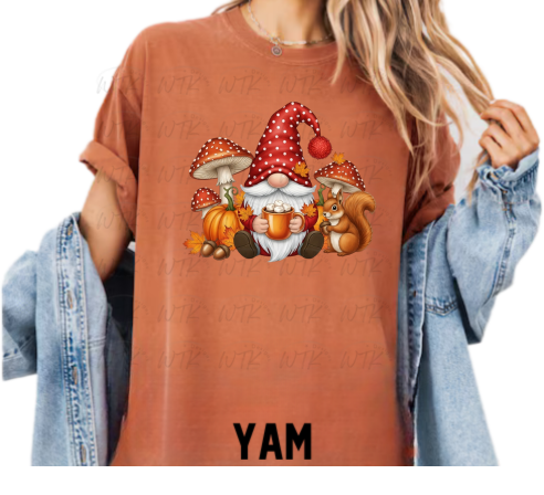 Gnome Mushrooms CC Tee