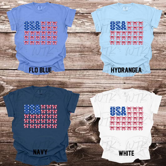 USA Bow Flag 430 CC Tee
