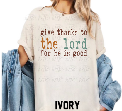 Give Thanks CC Tee