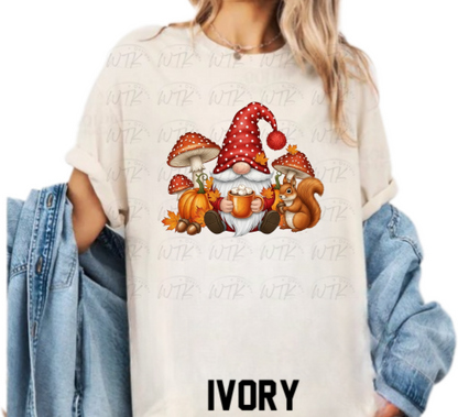 Gnome Mushrooms CC Tee