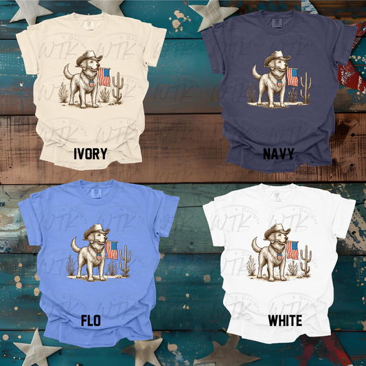 Cowboy Dog CC Tee
