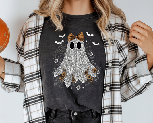 Cute Lace Ghost Mineral Wash
