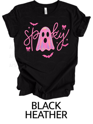 Pink Noen Spooky