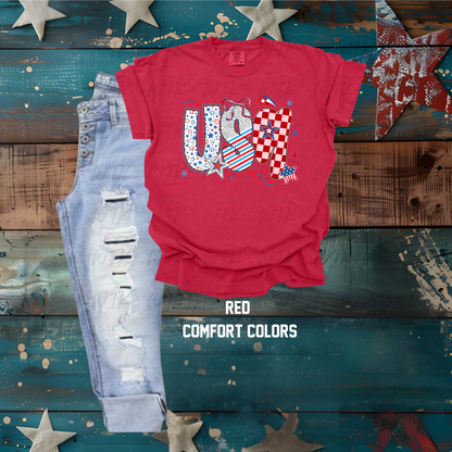 USA Bows and Stars CC Tee