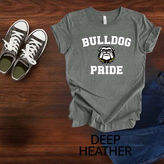 Bulldog Pride White Font