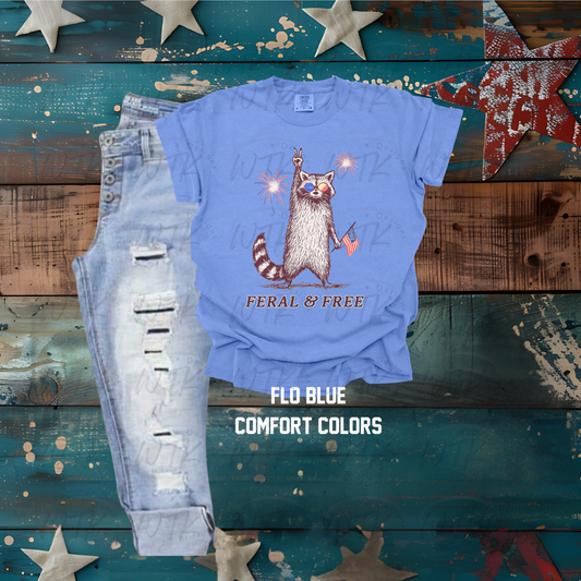 Feral and Free CC Tee