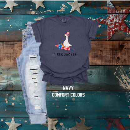 Firequacker on Comfort Colors