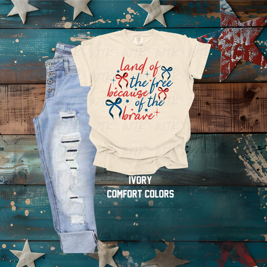 Land Of The Free CC Tee