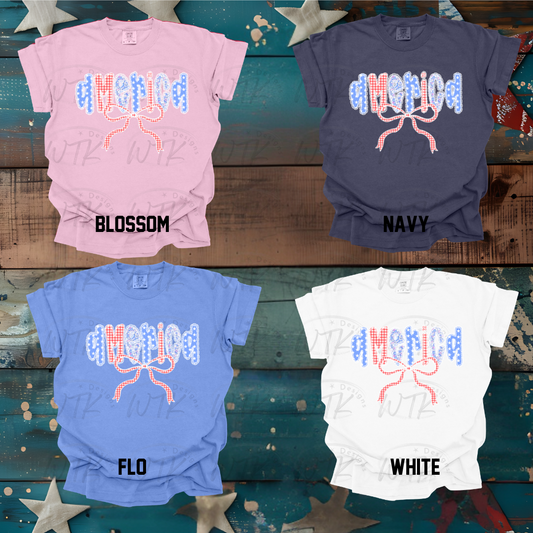 Lace America CC Tee