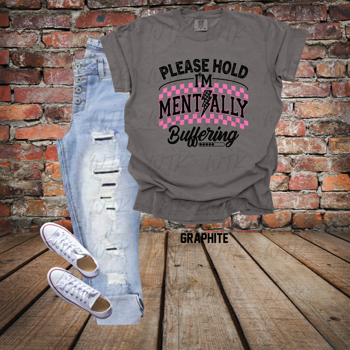 Please Hold CC Tee
