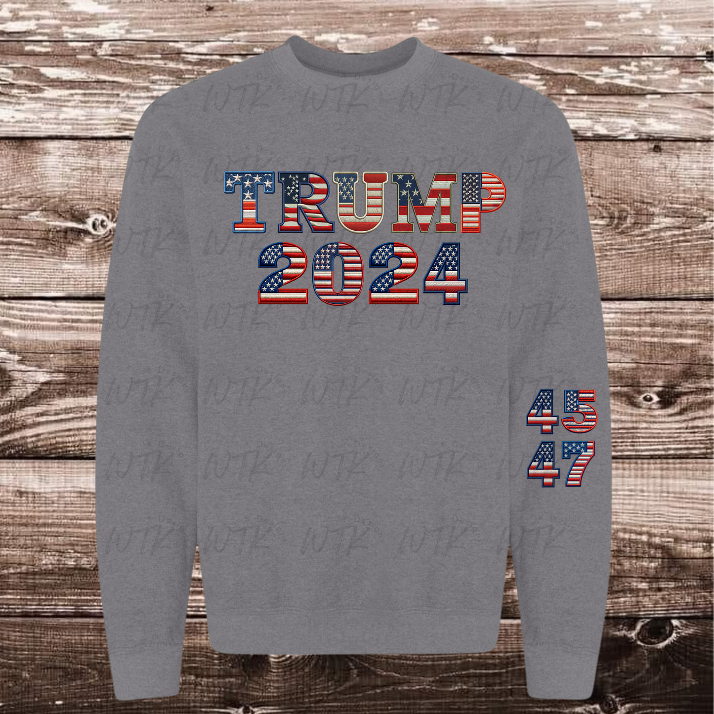 Trump 45 47 crewneck